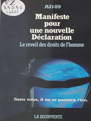 cover image of Manifeste pour une nouvelle Déclaration